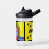 Bouteille D'eau Chat coloré (Gauche)