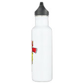 Bouteille D'eau Chat comme pompier avec Ax (Droite)