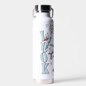 Bouteille D'eau Chat dans le Casquette | Regarde-moi (Avant)