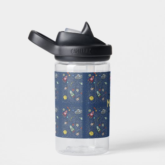 Bouteille D'eau Chat dans l'espace (Arrière Complet)