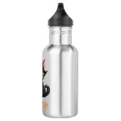 Bouteille D'eau Chat d'Halloween aux pattes de sorcière (Droite)