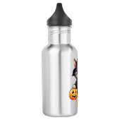 Bouteille D'eau Chat d'Halloween aux pattes de sorcière (Gauche)