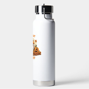 Bouteille D'eau Chat d'Halloween mignon avec citrouilles � Kawaii
