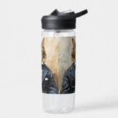Bouteille D'eau Chat en costume (Gauche)