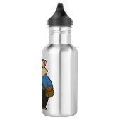 Bouteille D'eau Chat en tant que Postman avec Enveloppe & Sac (Droite)