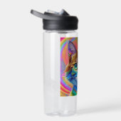 Bouteille D'eau Chat fantastique Mystique coloré (Droite)