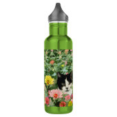 Bouteille D'eau Chat floral (Gauche)