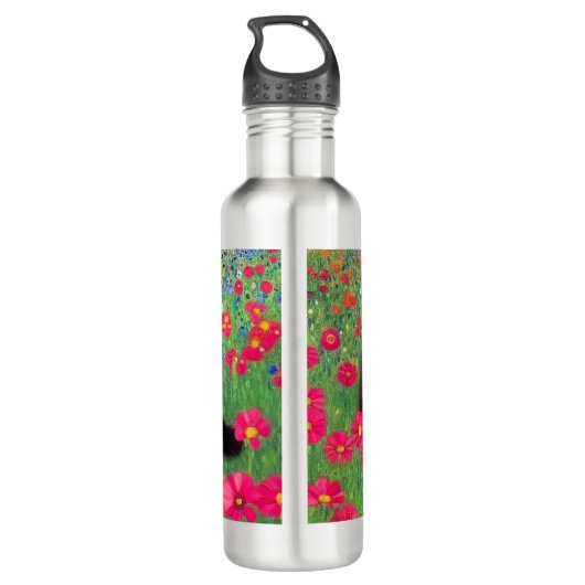 Bouteille D'eau Chat Gustav Klimt Tuxedo (Dos)