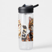 Bouteille D'eau Chat Heureux (Gauche)