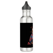 Bouteille D'eau Chat Leaf Automne Bonjour Automne Funny Chat Kitte (Gauche)