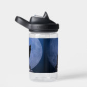 Bouteille D'eau Chat Lune (Arrière Complet)