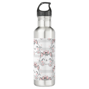 Bouteille D'eau Chat mignon avec cabot