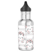 Bouteille D'eau Chat mignon avec chou (Gauche)