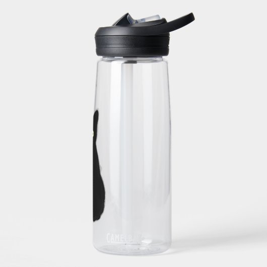 Bouteille D'eau Chat noir, chaton mignon, plaisir spottaculaire (Gauche)