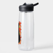 Bouteille D'eau Chat noir, Feuilles d'automne motif, Halloween amu (Gauche)