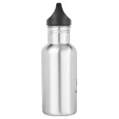 Bouteille d'eau Chat Rêveur Lune | Chat Violet Mig (Gauche)
