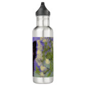 Bouteille D'eau Chat Van Gogh avec fleurs blanches (Droite)