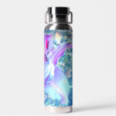 Bouteille d'eau chat Vaporwave  (Arrière)