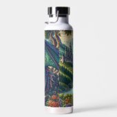 Bouteille D'eau Château du Dragon médiéval coloré (Plage)