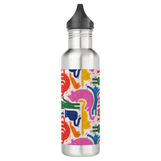 Bouteille D'eau Chats amusants (Gauche)