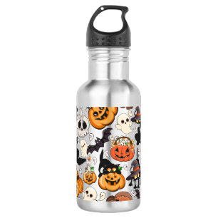 Bouteille D'eau Chats drôles de Halloween Fête
