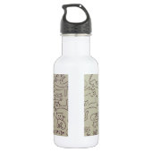 Bouteille D'eau Chats heureux (Dos)