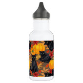 Bouteille D'eau Chats noirs et citrouilles 2 (Gauche)