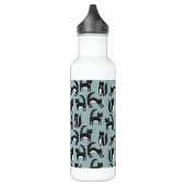 Bouteille D'eau Chats Tuxedo noirs et blancs (Gauche)