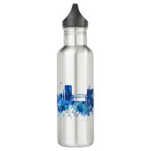 Bouteille D'eau Chattanooga Tennessee Skyline Blue (Gauche)