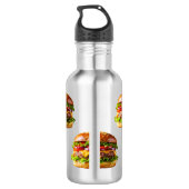 Bouteille D'eau ChaussureHabille hamburger empilé thic (Dos)