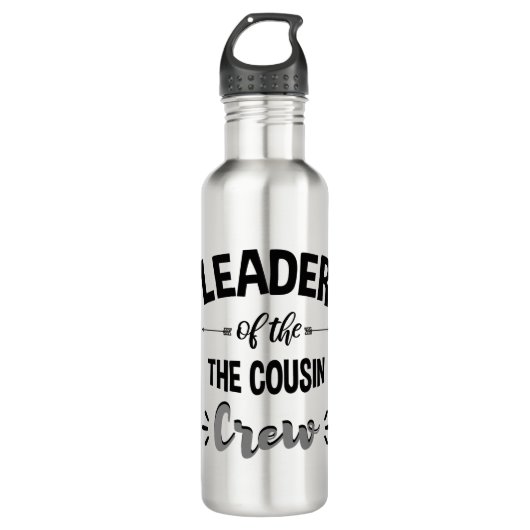 Bouteille D'eau Chef De L'Équipage Cousin Funny Cousin Chemise (Devant)