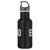 Bouteille D'eau Chemise barbecue à tête d'oeuf - Funky Grillmaster (Dos)