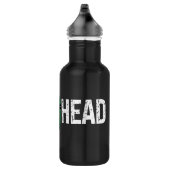 Bouteille D'eau Chemise barbecue à tête d'oeuf - Funky Grillmaster (Droite)