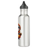 Bouteille D'eau Chemise Clown Sloth Halloween surdimensionnée T-sh (Droite)
