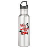 Bouteille D'eau Chemise de Noël Dachshund _ Funny Feliz Naughty Do (Devant)