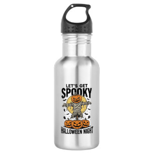Bouteille D'eau Chemise Épouvantail Citrouille Graphique Halloween