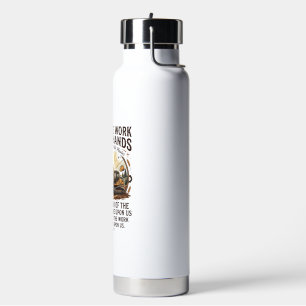 Bouteille D'eau Chemise Jésus Mécanicien Diesel Équipement Lourd F