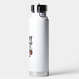 Bouteille D'eau Chemise sorcière Halloween avec balai et chaudrons