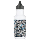 Bouteille D'eau Cherry blossom in white and blue (Droite)