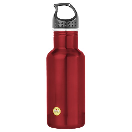 Bouteille D'eau Cherry Pi Symbole Cute Math Enseignant (Dos)