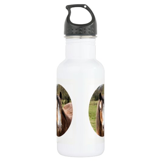 BOUTEILLE D'EAU CHEVAL (Dos)