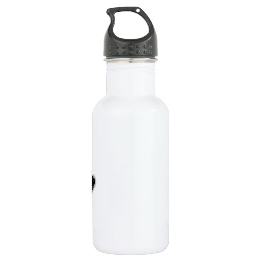 Bouteille D'eau Cheval blanc et design papillon (Dos)