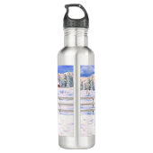 Bouteille D'eau Cheval d'attelage de la bandelette tzigane noire d (Dos)