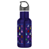 Bouteille D'eau Cheval Jockey Racing Soies (Dos)