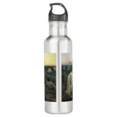 Bouteille D'eau Chevalier médiéval à la croisée des chemins (Dos)