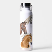 Bouteille D'eau Chevaux équestre élégant cadeaux d'anniversaire (Avant)