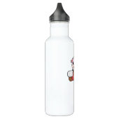 Bouteille D'eau Chèvre comme secrétaire avec talons hauts (Gauche)