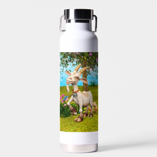 Bouteille D'eau Chèvre Heureuse (Avant)