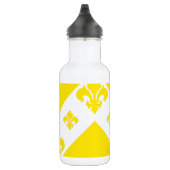 Bouteille D'eau Chevron fait sur commande 1 jaune (Droite)