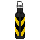 Bouteille D'eau Chevrons audacieux de la route (Dos)